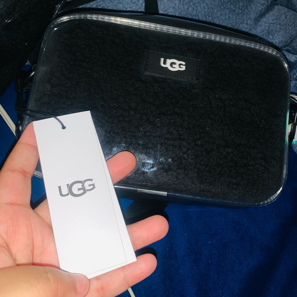 Ugg Dannie ll Mini Backpack/ Ugg Janey ll Clear Sheepskin Side Bag Combo - Picture 10 of 11
